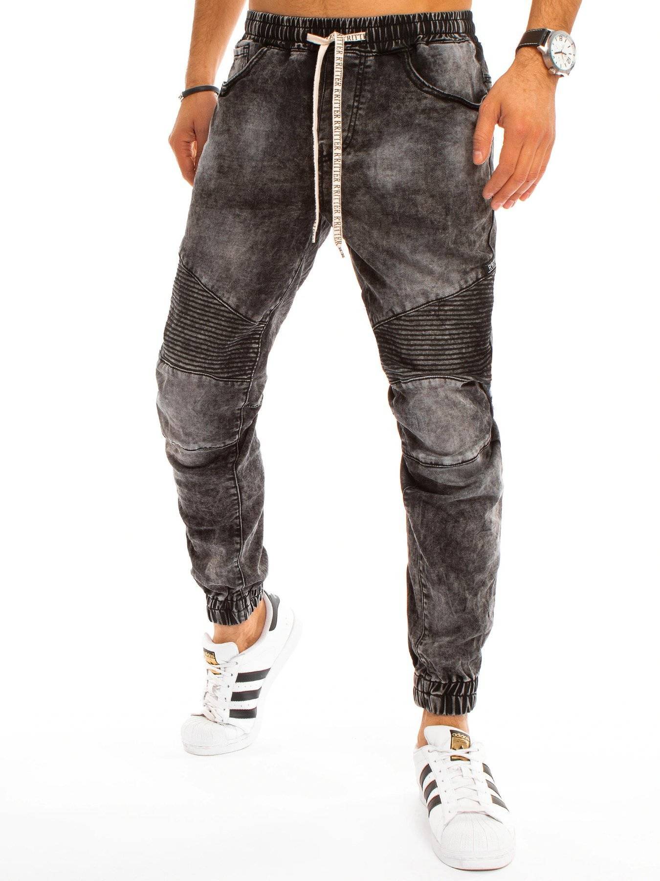 

Męskie Spodnie Joggery Jeansowe ux3225 - 36