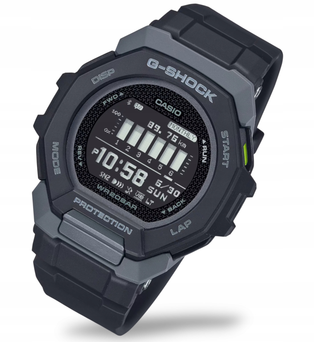 Sportovní pánské hodinky Casio G-Shock GBD-300 Krokoměr Bluetooth Gravírování