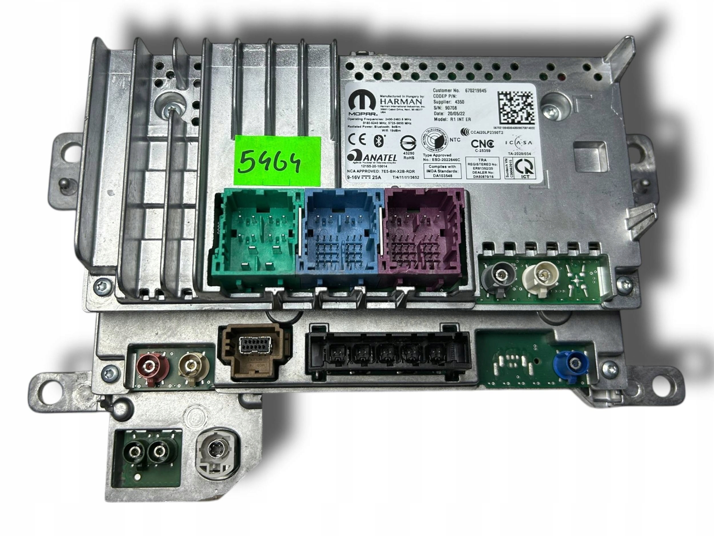 MASERATI MC20 RADIO NAVI 670219945 @M