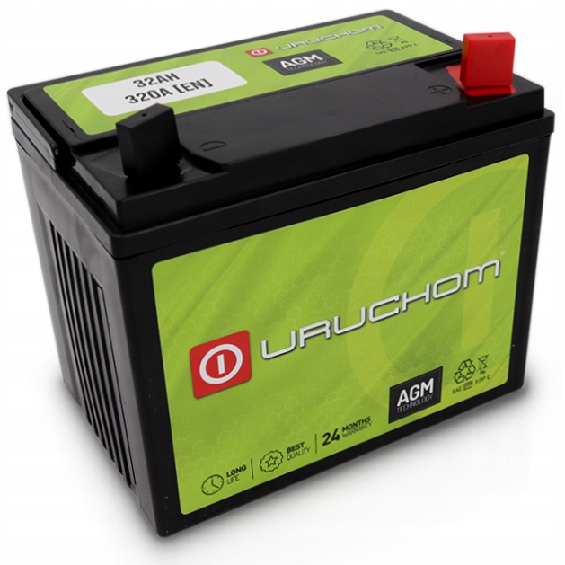 Акумулятор старт U10-LM 12V 32AH газонокосарка AGM