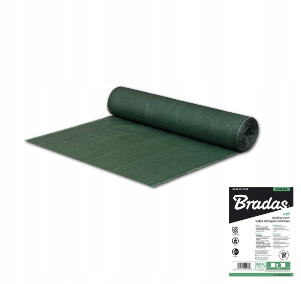 Bradas Stínící krycí síť 95% 160 g 1,2 x 50 m