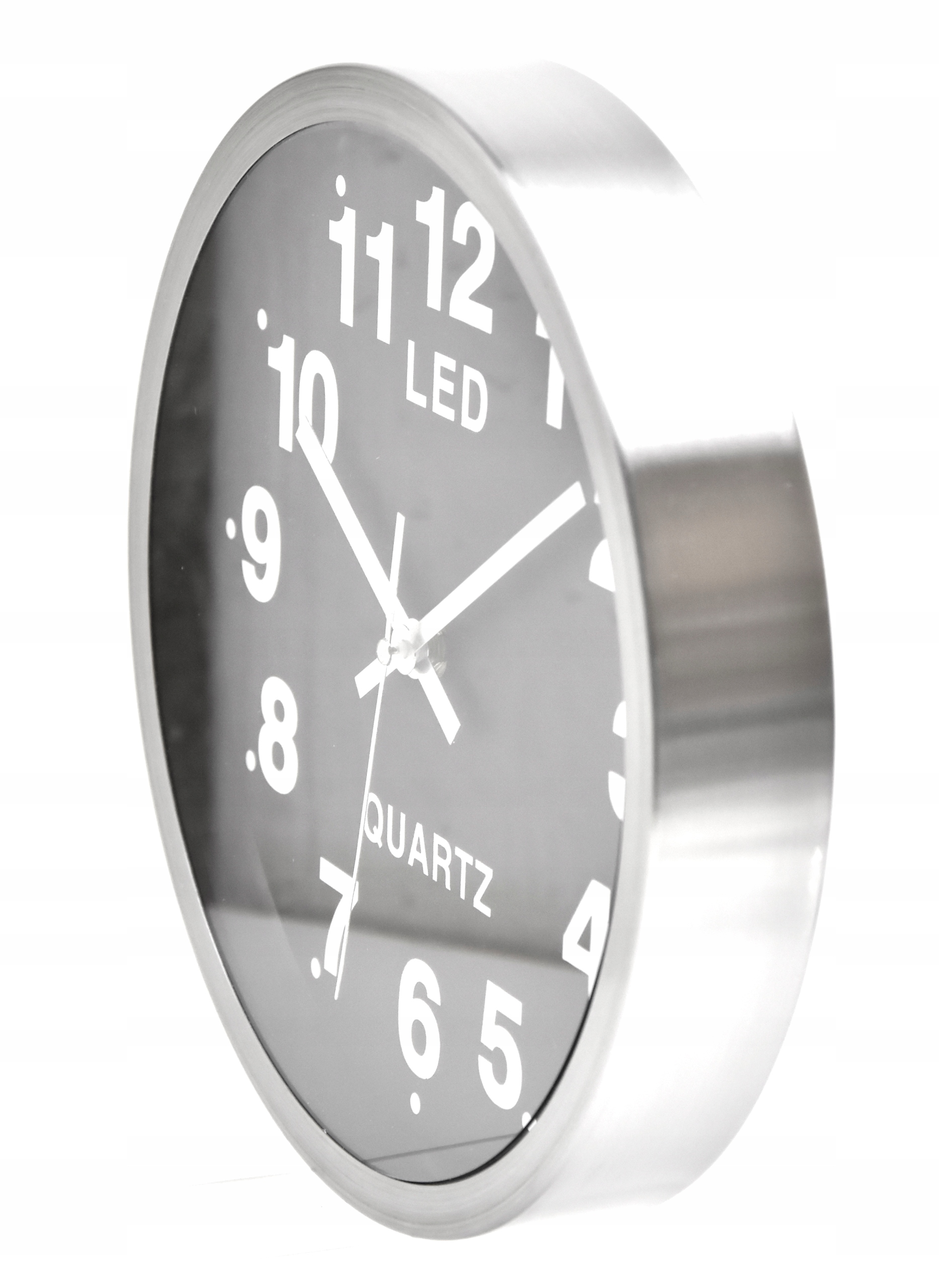 Led Nástěnné Hodiny S Podsvícením A Tekoucím Mechanismem