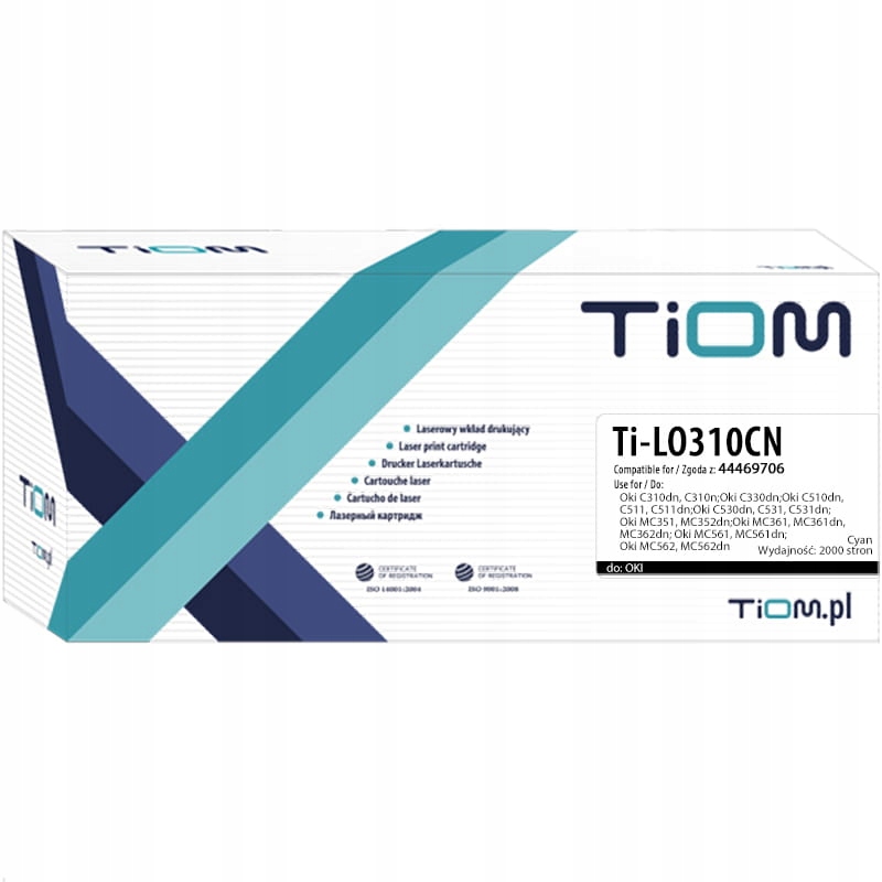 Toner TiOM do Oki Ti-L0310CN niebieski (cyan)