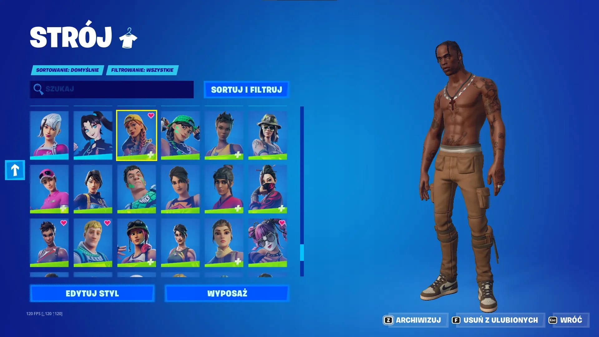 KONTO FORTNITE TRAVIS SCOTT MARVEL STAR WARS REAPER MINTY AXE SPIDER MAN VD Tryb gry massive online multiplayer multiplayer singleplayer