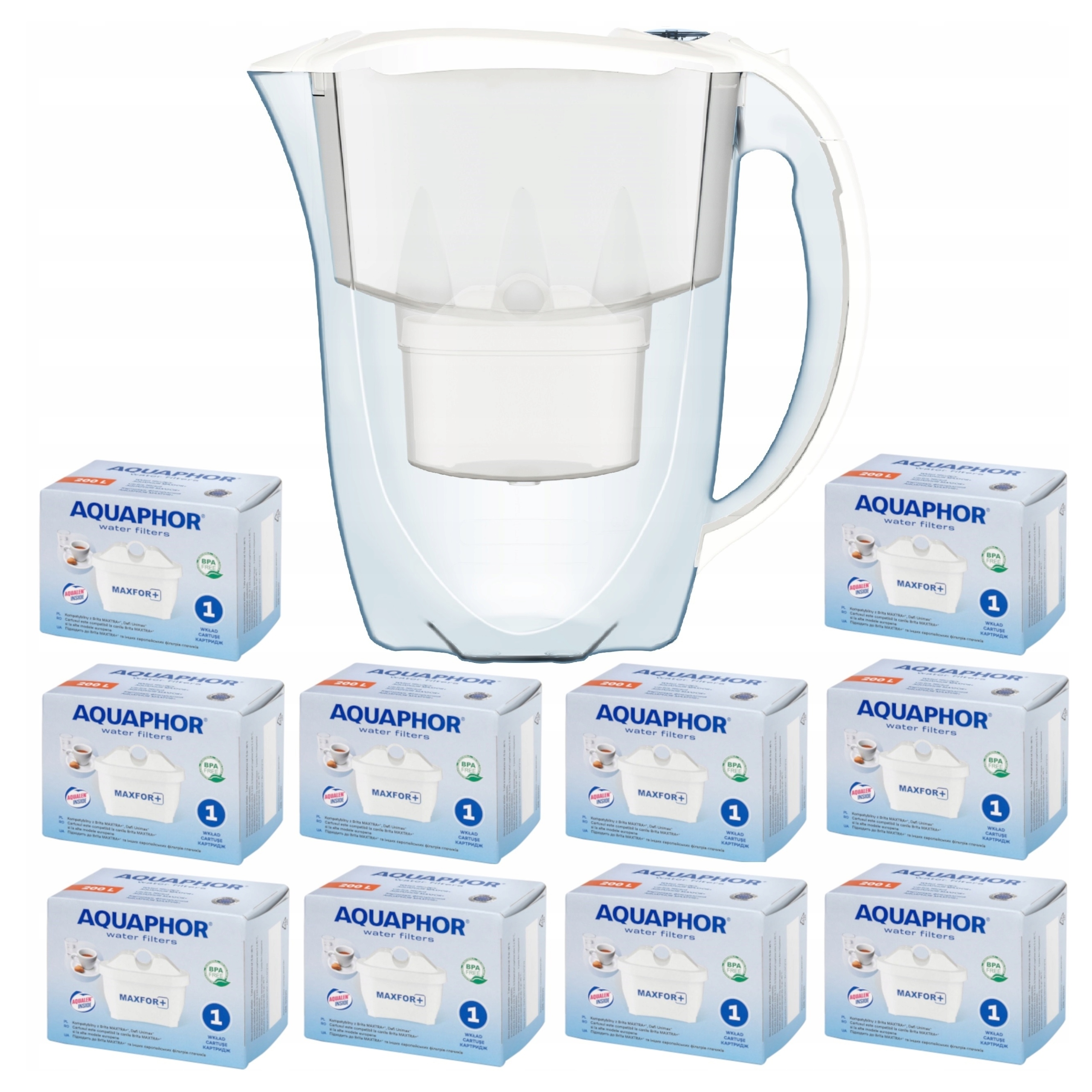 Džbán s filtrem Aquaphor Amethyst 2,8 10 náplní