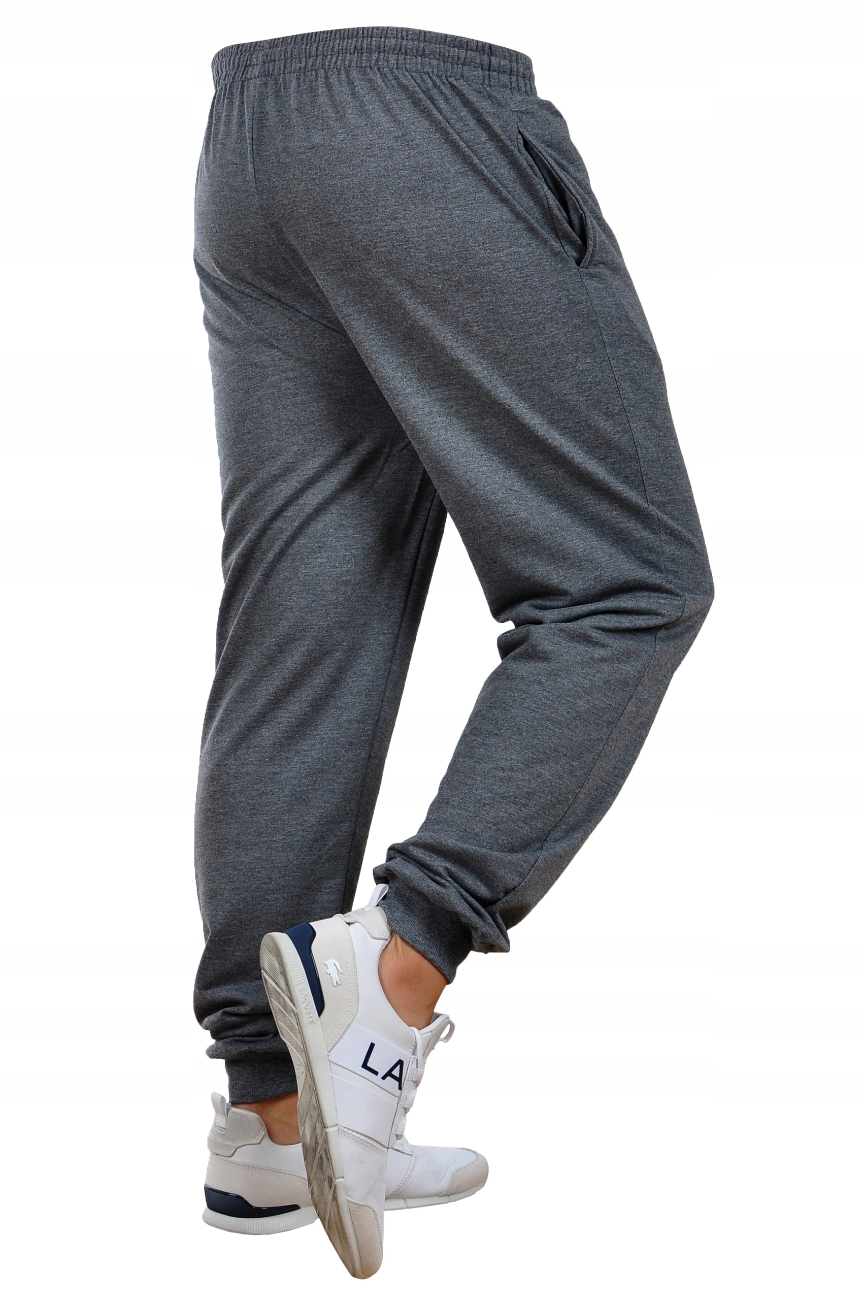 Y406 r. 3XL MĘSKIE SPODNIE DRESOWE JOGGERY GŁADKIE Materiał dominujący bawełna