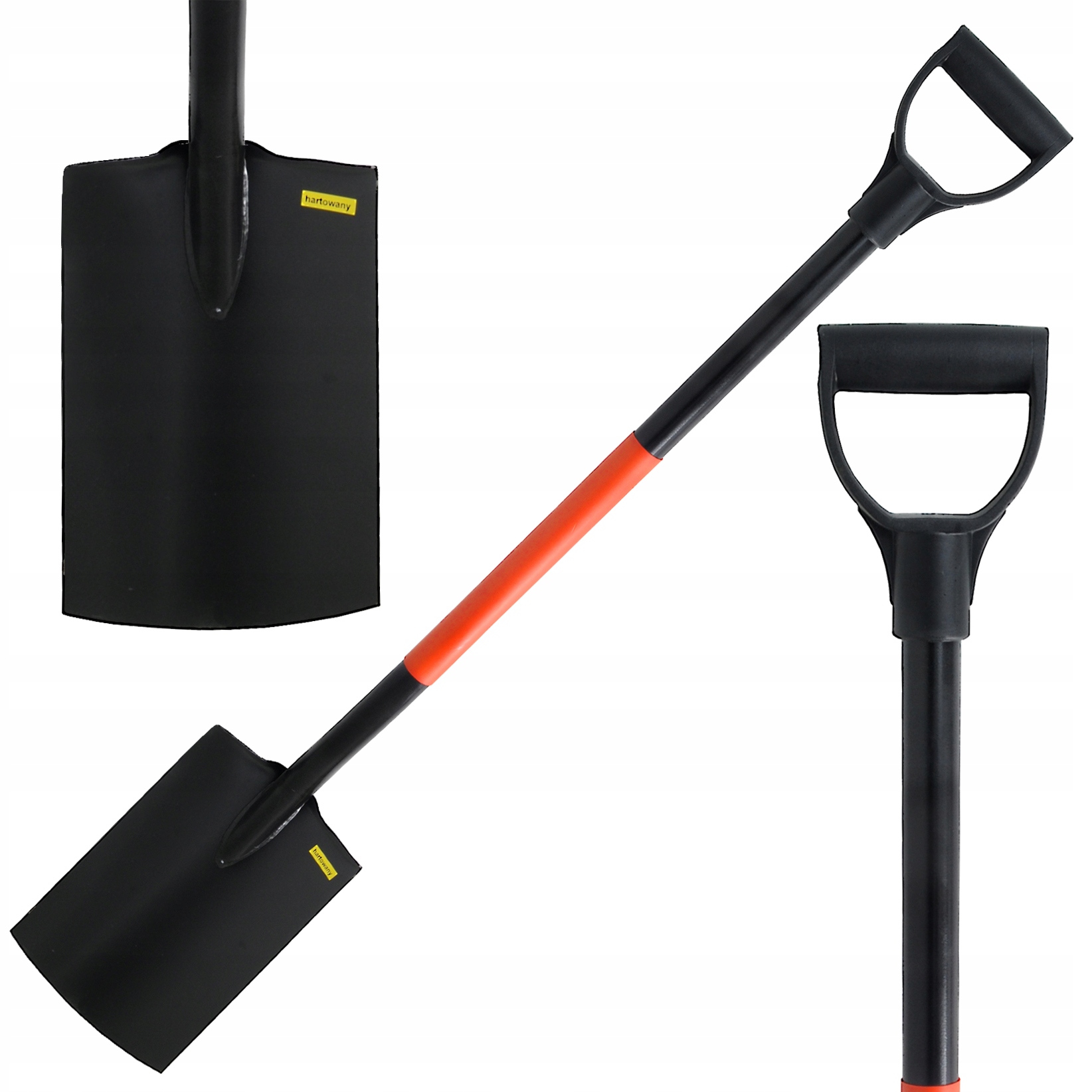 

Szpadel Hartowany Prosty Metalowy Trzonek 125 CM