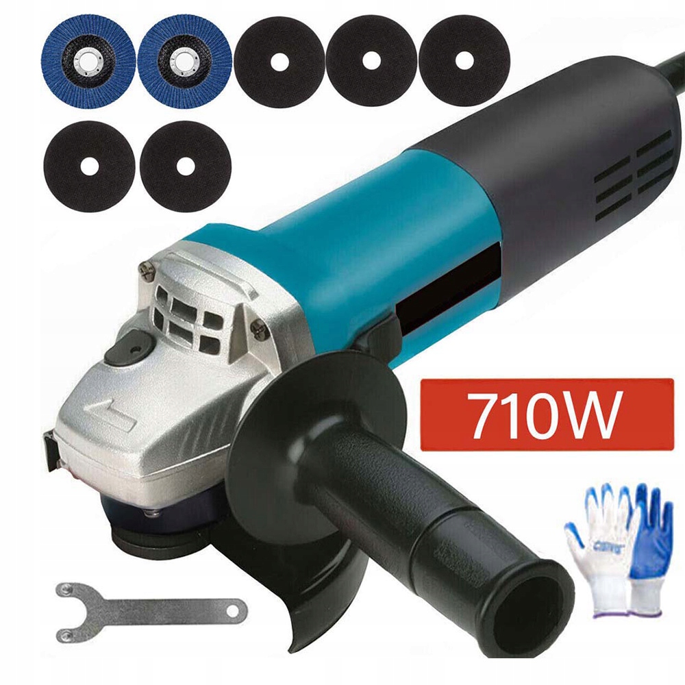 ELEKTRYCZNA SZLIFIERKA KĄTOWA 710W DO CIĘCIA, ŚREDNICA TARCZY 125 MM Kod producenta Szlifierka kątowa