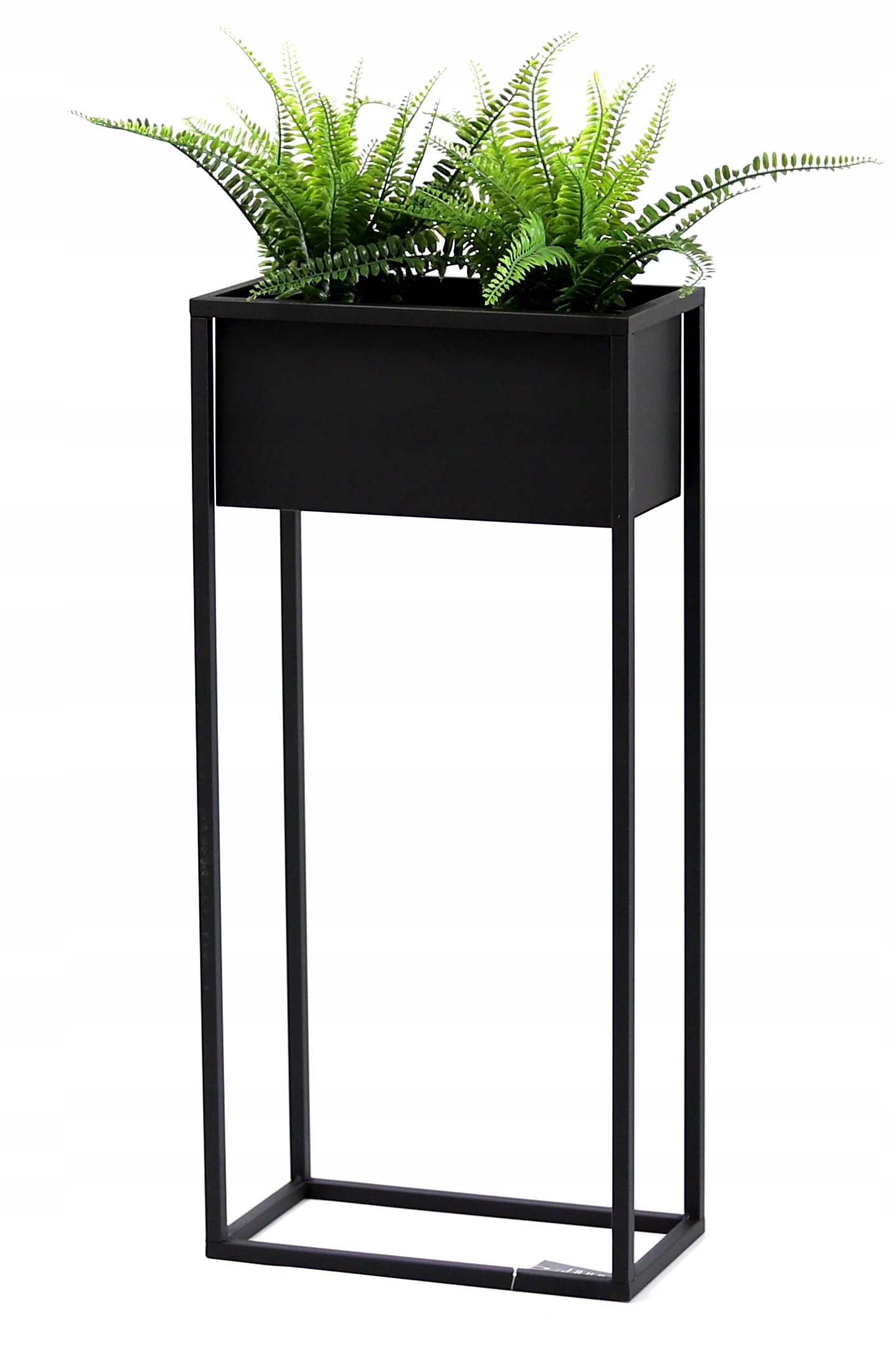 

Kwietnik Metalowy Cubo 80x40cm czarny loft