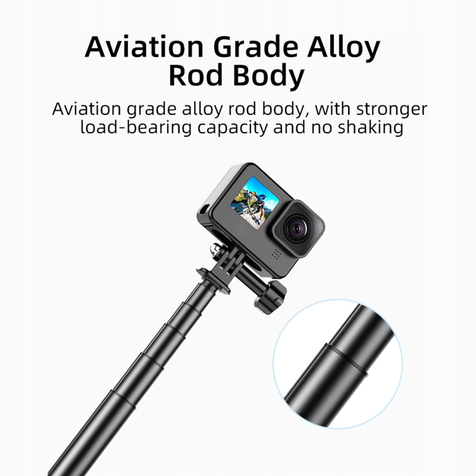 LICHIFIT Selfie Stick Do DJI OSMO POCKET 3 Action 4 Insta360 ONE X3 X2 — miniatura 5
