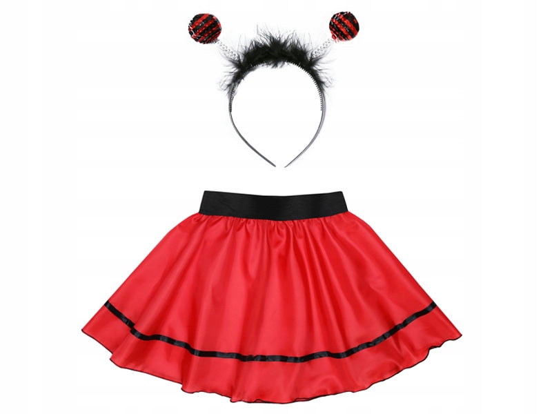 STRÓJ BIEDRONKA OPASKA SPÓDNICZKA CZERWONA 2el