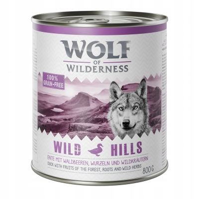 Wolf of Wilderness Kachní maso Wild Hills 6x800 g
