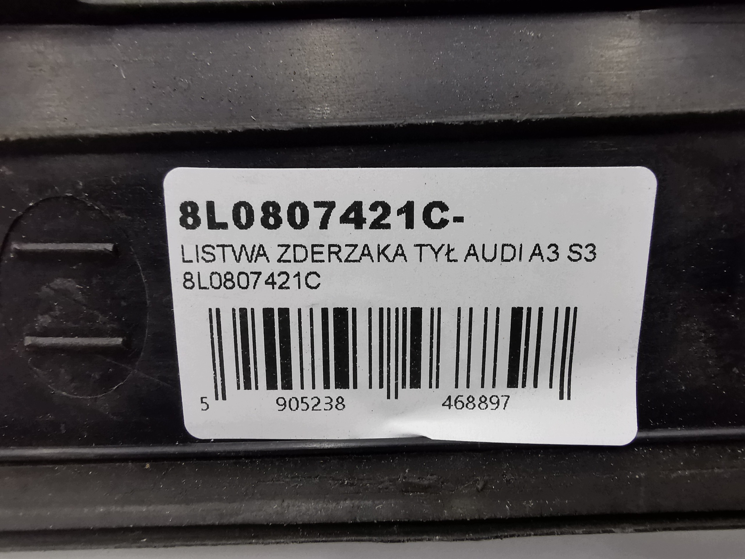 modanatura paraurti posteriore AUDI A3 S3 8L0807421C