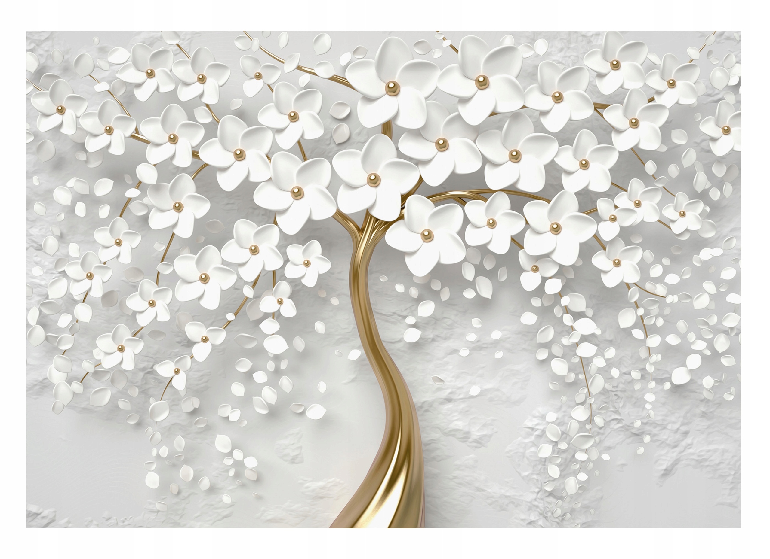 Fototapeta Zlatý Strom 3D Abstrakce 254x184