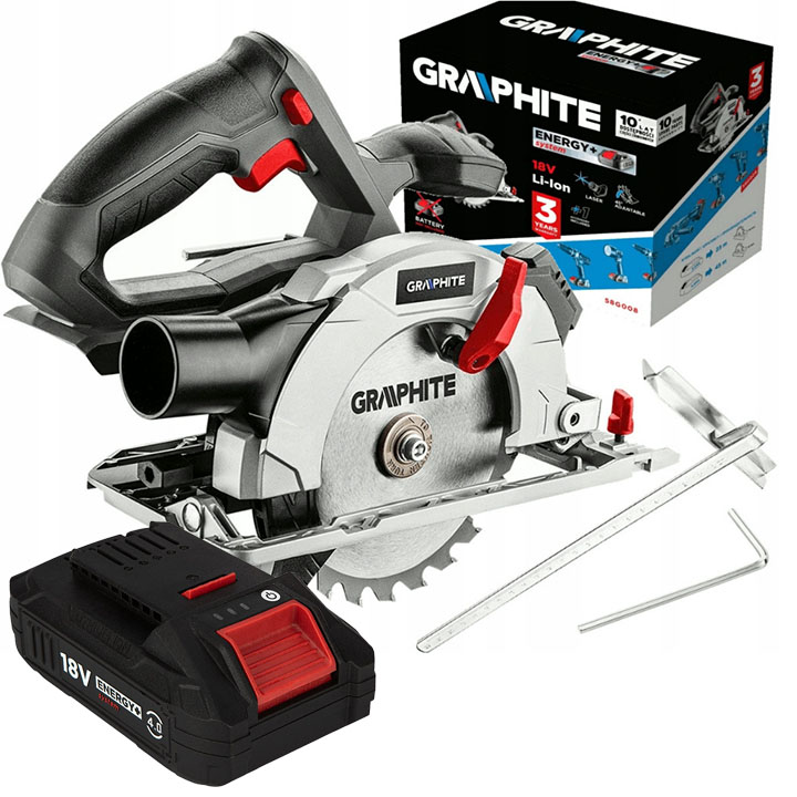 Akumulátorová Kotoučová Pila Energy+ V Sadě S Akumulátorem Graphite