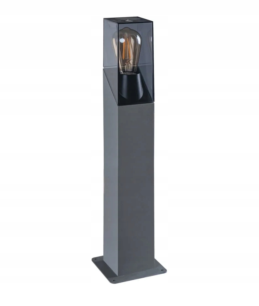 Venkovní stojací lampa zahradní industriální grafitová sloupek 50 cm Kanlux