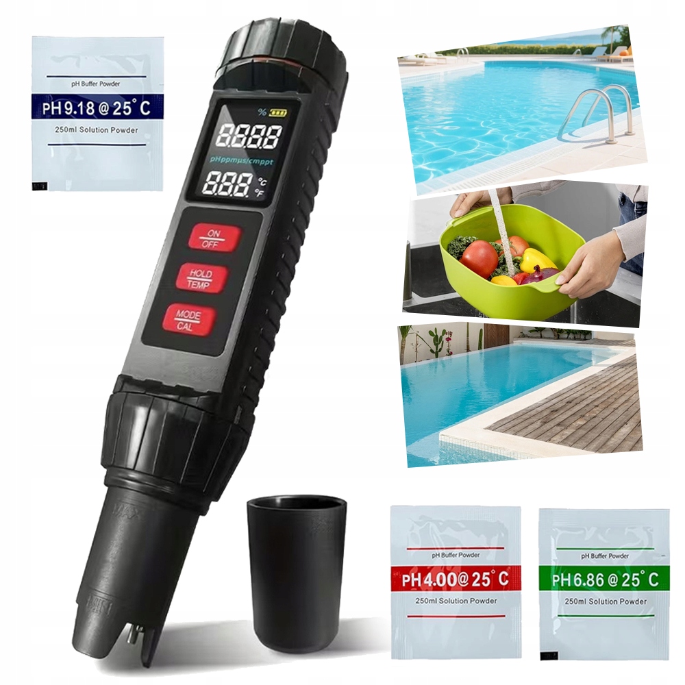 Test Jakości Wody Miernik Tds Tester Wody 7 W 1 Do Wody Pitnej Hydroponiki