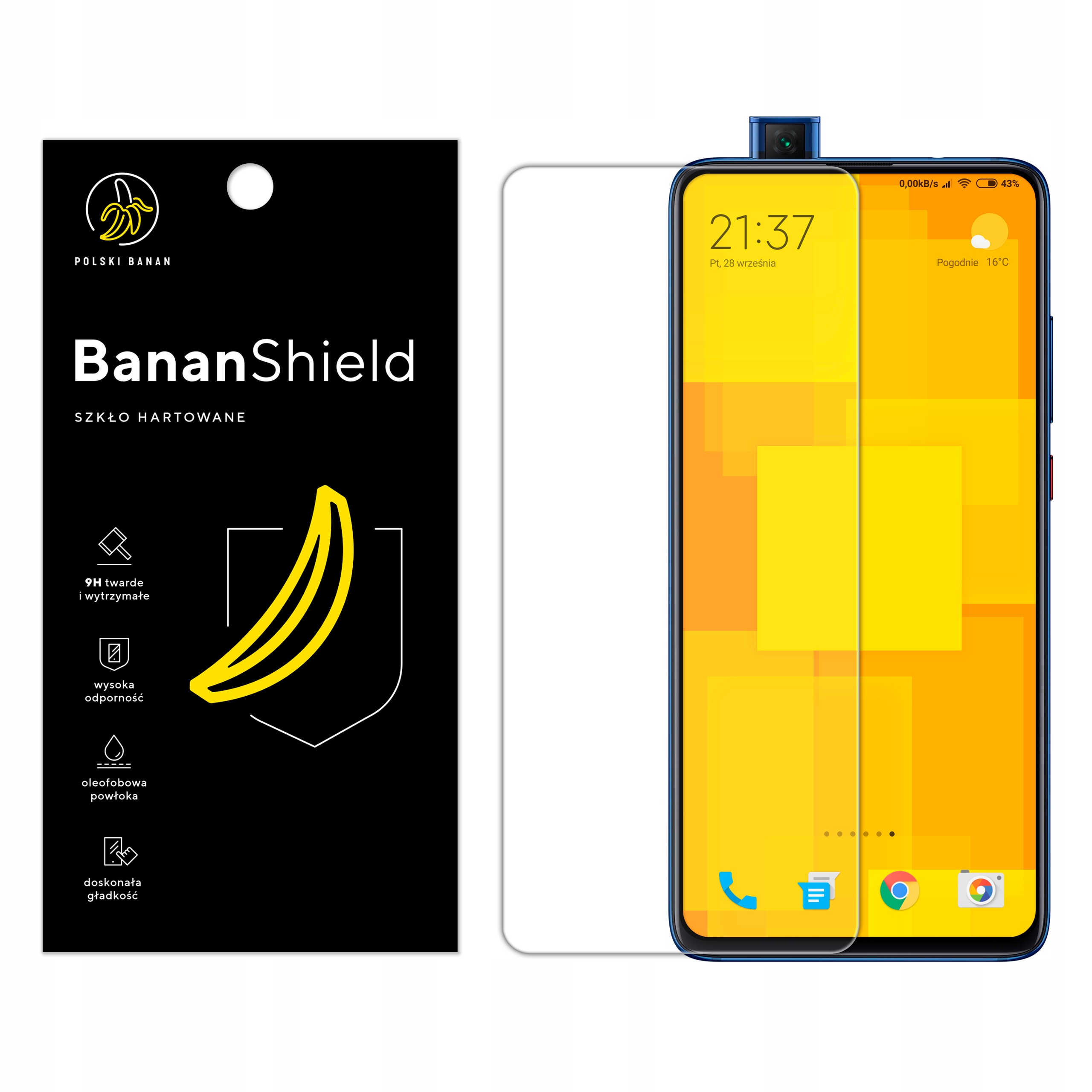 

Szkło Hartowane Polski Banan 9H do Xiaomi Mi 9T