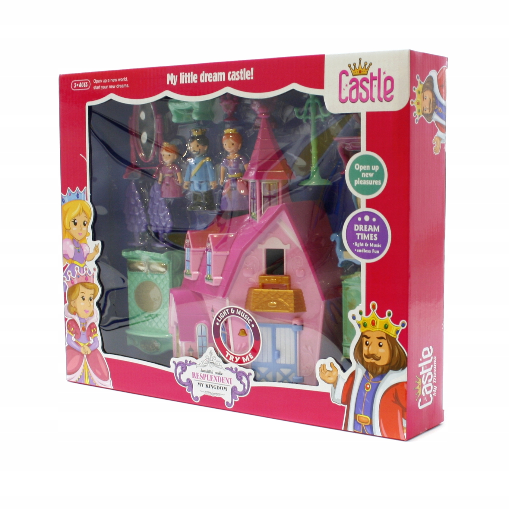 

Zamek Dla Lalek Królewska Rodzina Światło Dźwięk