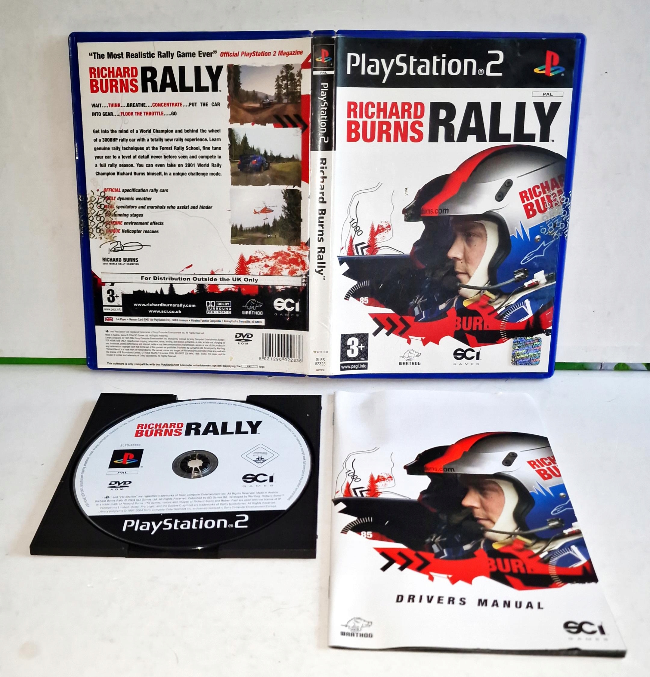 Gra Richard Burns Rally PS2 3XA CZYTAJ OPIS !!!