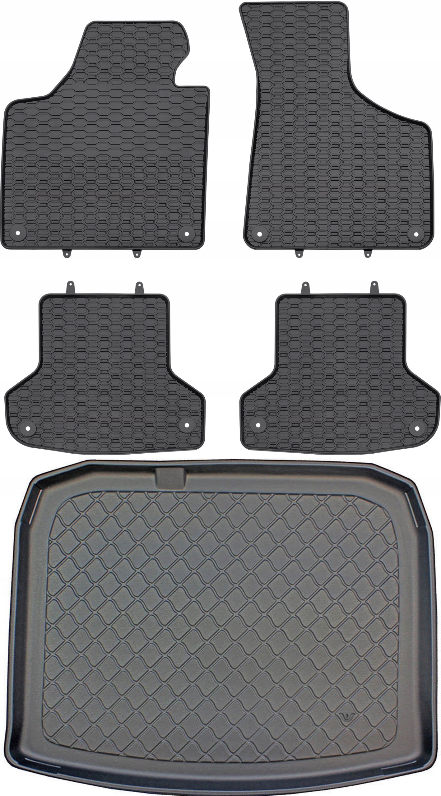 Audi A3 8P Hatchback 2003-2012 Koberce s rohožou