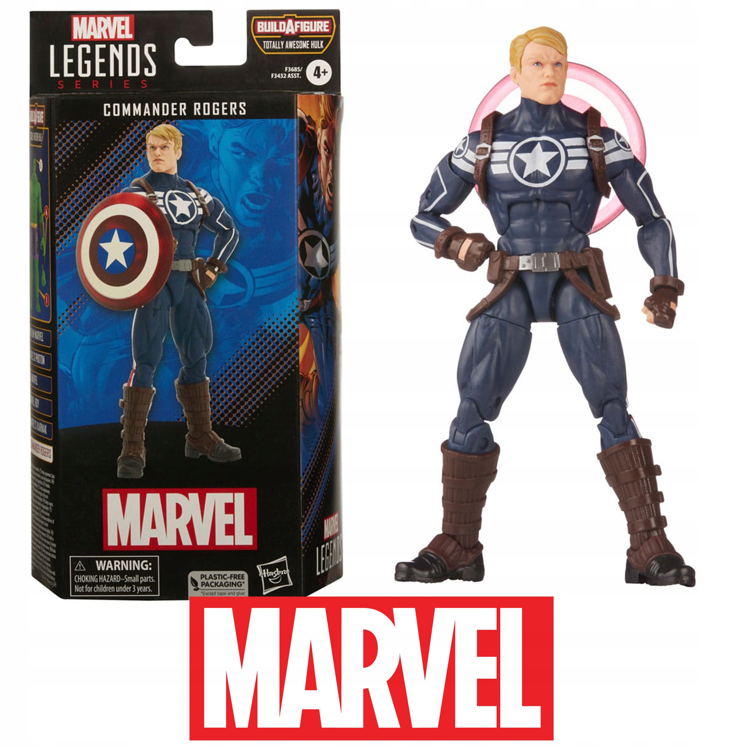 Figurka Marvel Legends Commander Rogers Baf:totally Hulk Licence 15 CM