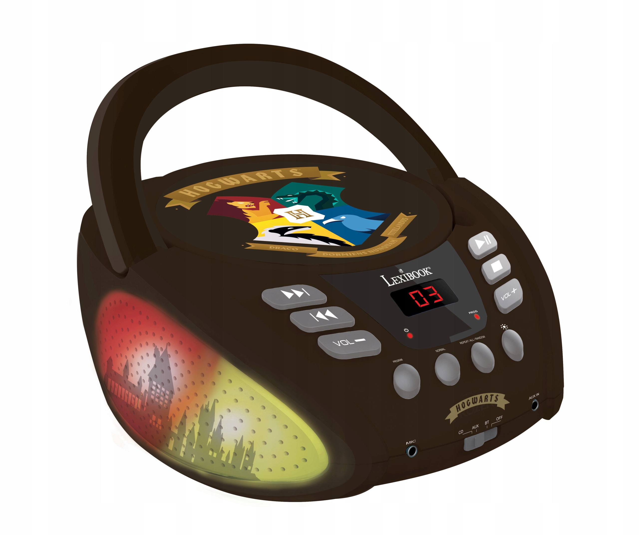 Harry Potter Bluetooth-CD Led boombox prehrávač