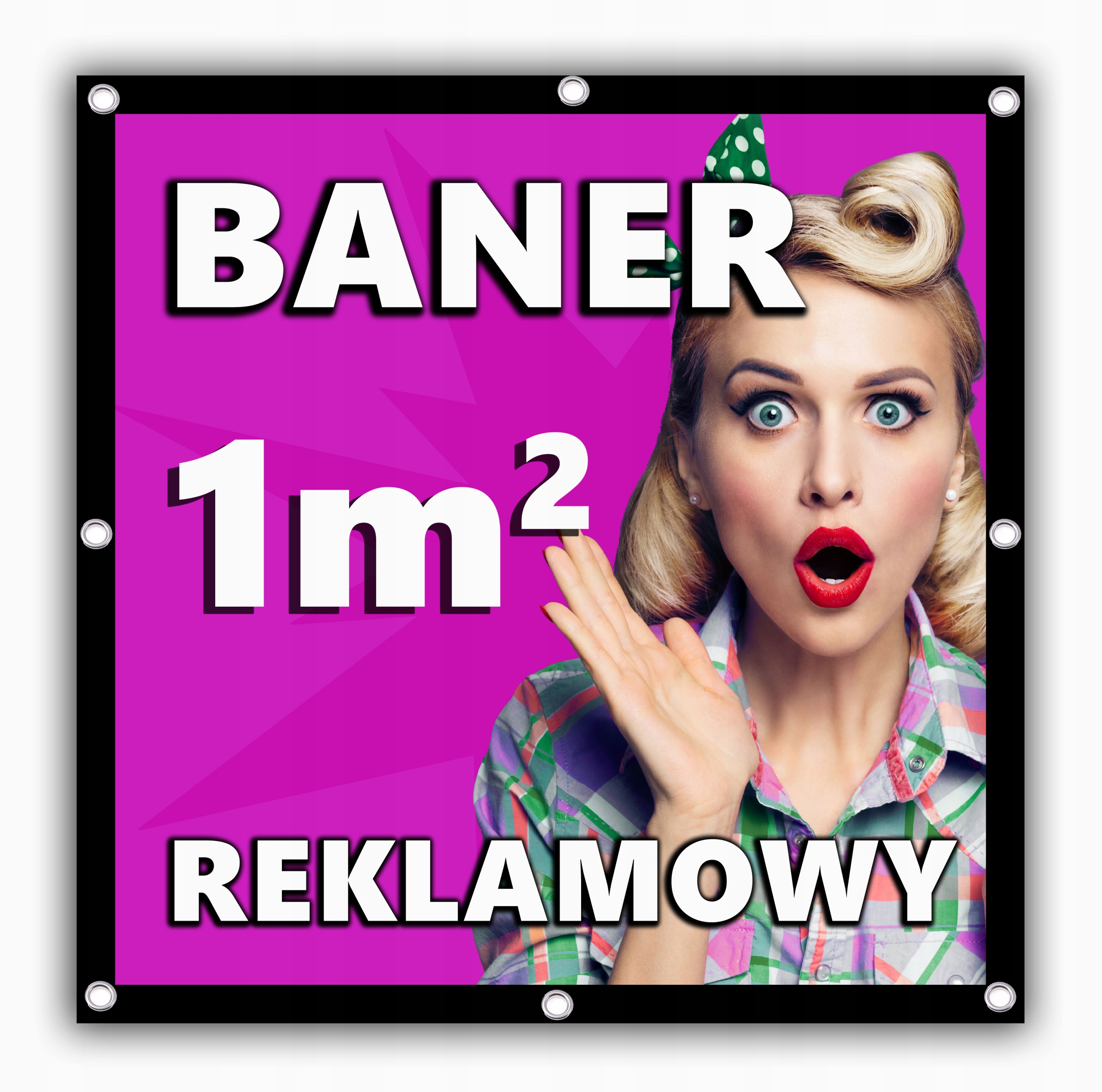

Baner reklamowy, Banery reklamowy, Reklama 1mkw