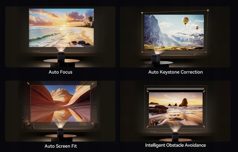 Projektor Wanbo Mozart 1 Pro 900ANSI 1080p Google TV 11 Auto focus DRM L1 Model Mozart 1 Pro