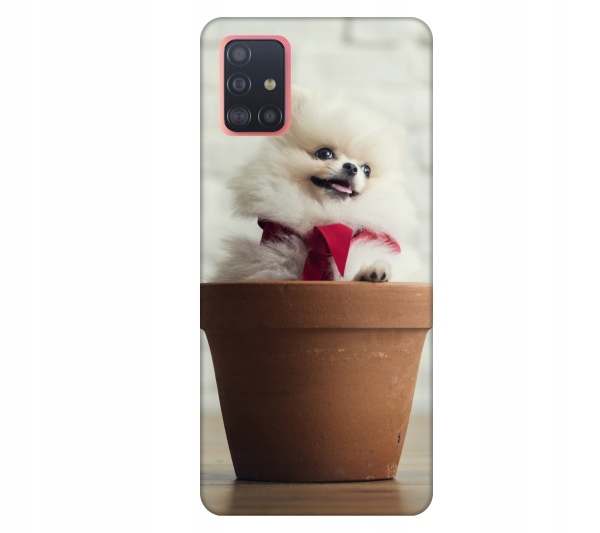 

Etui pokrowiec do Samsung Galaxy A51 Pies pomerani