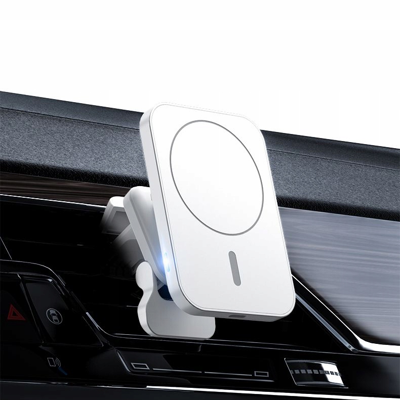 UCHWYT SAMOCHODOWY BEZPRZEWODOWA ŁADOWARKA QI do MAGSAFE do IPHONE 15W Rodzaj do telefonów