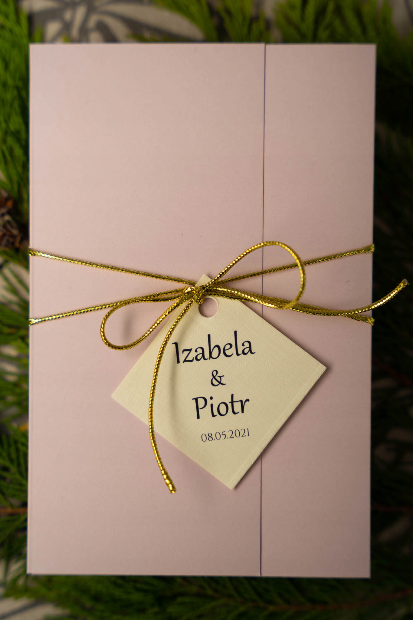 Zaproszenia ślubne kopertowe folderowe +kop 10 szt Nazwa Zaproszenia ślubne Folderowe