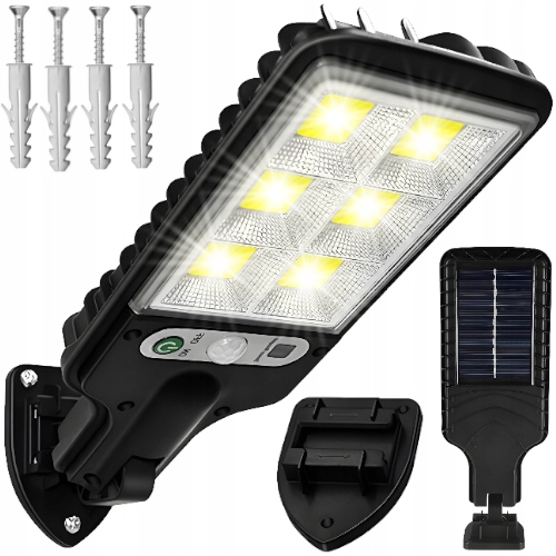 

Lampa Solarna Uliczna Czujnik Ruchu Pilot Latarnia