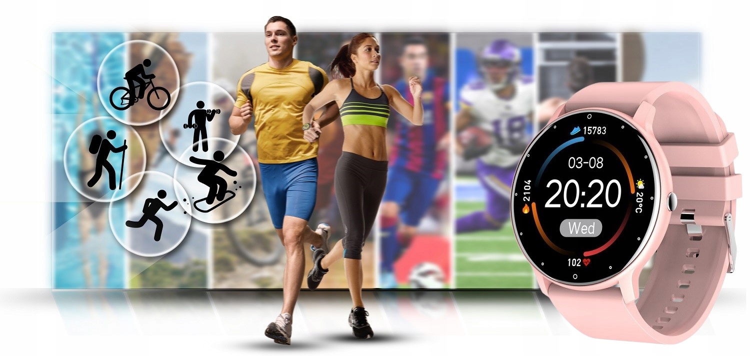 ZEGAREK SMARTWATCH DLA DZIEWCZYNKI NA KOMUNIĘ +BOX Rodzaj cyfrowe