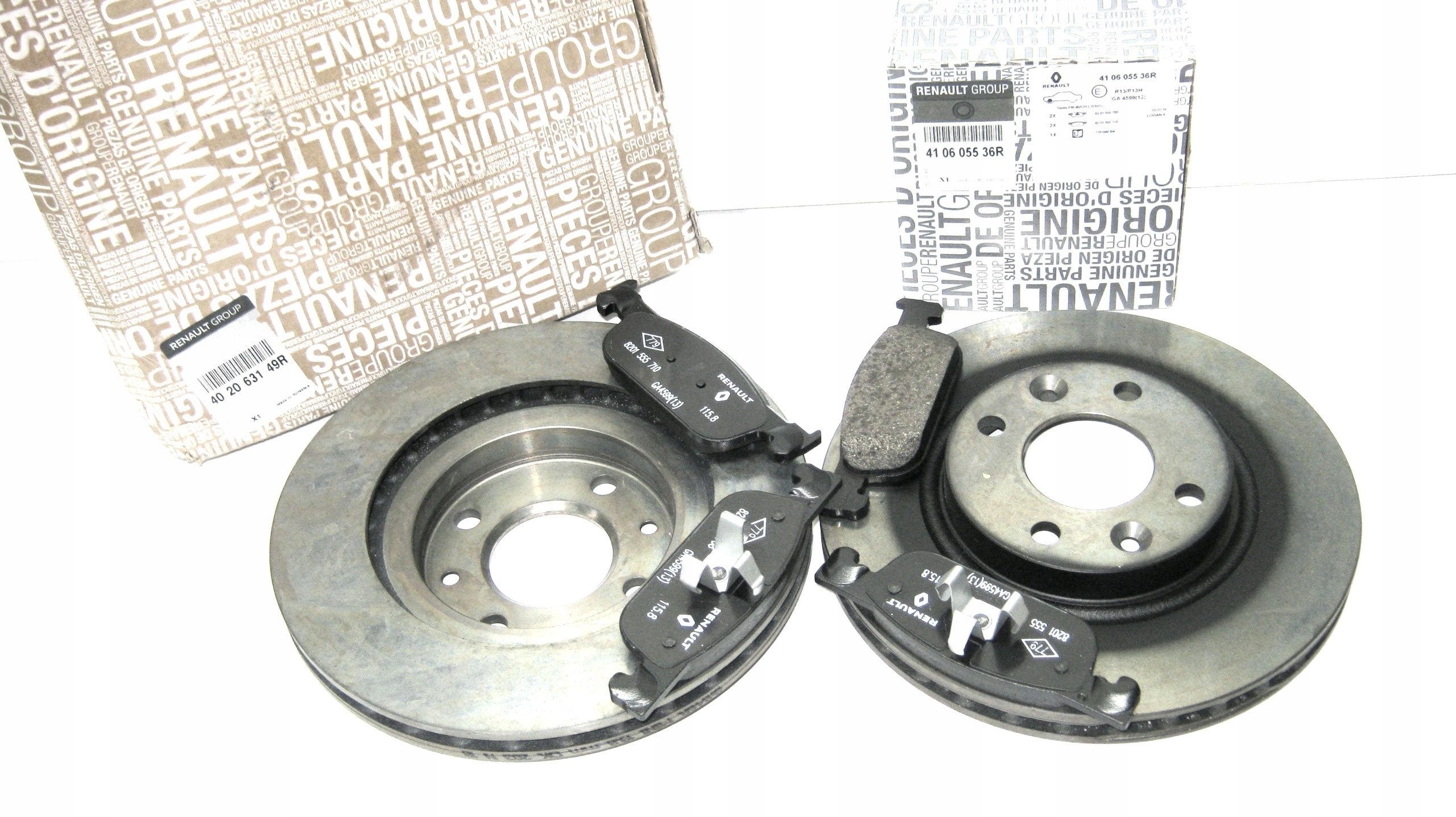 RENAULT TARCZE KLOCKI PRZÓD RENAULT CLIO IV ORYG