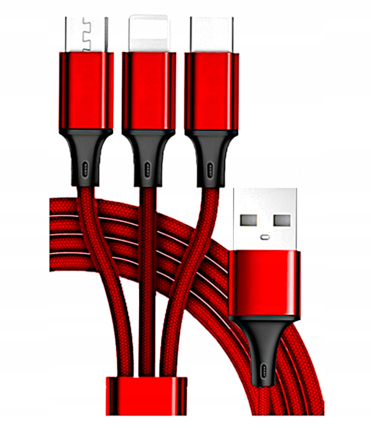 

Kabel mocny przewód Do Ładowarka 3w1 do Telefonów