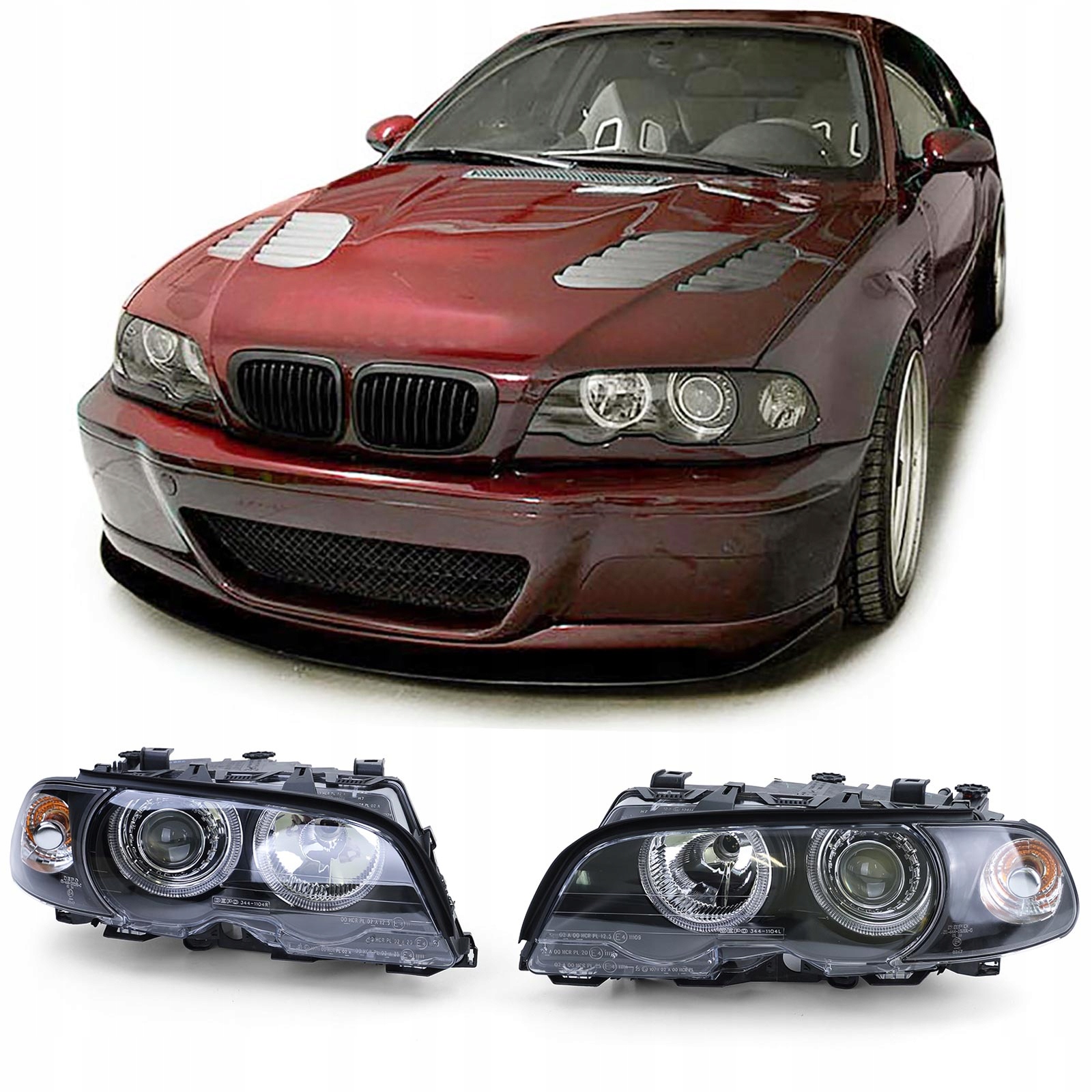ФАРИ СПЕРЕДУ BMW 3 E46 КУПЕ CABRIO (1999-2003)