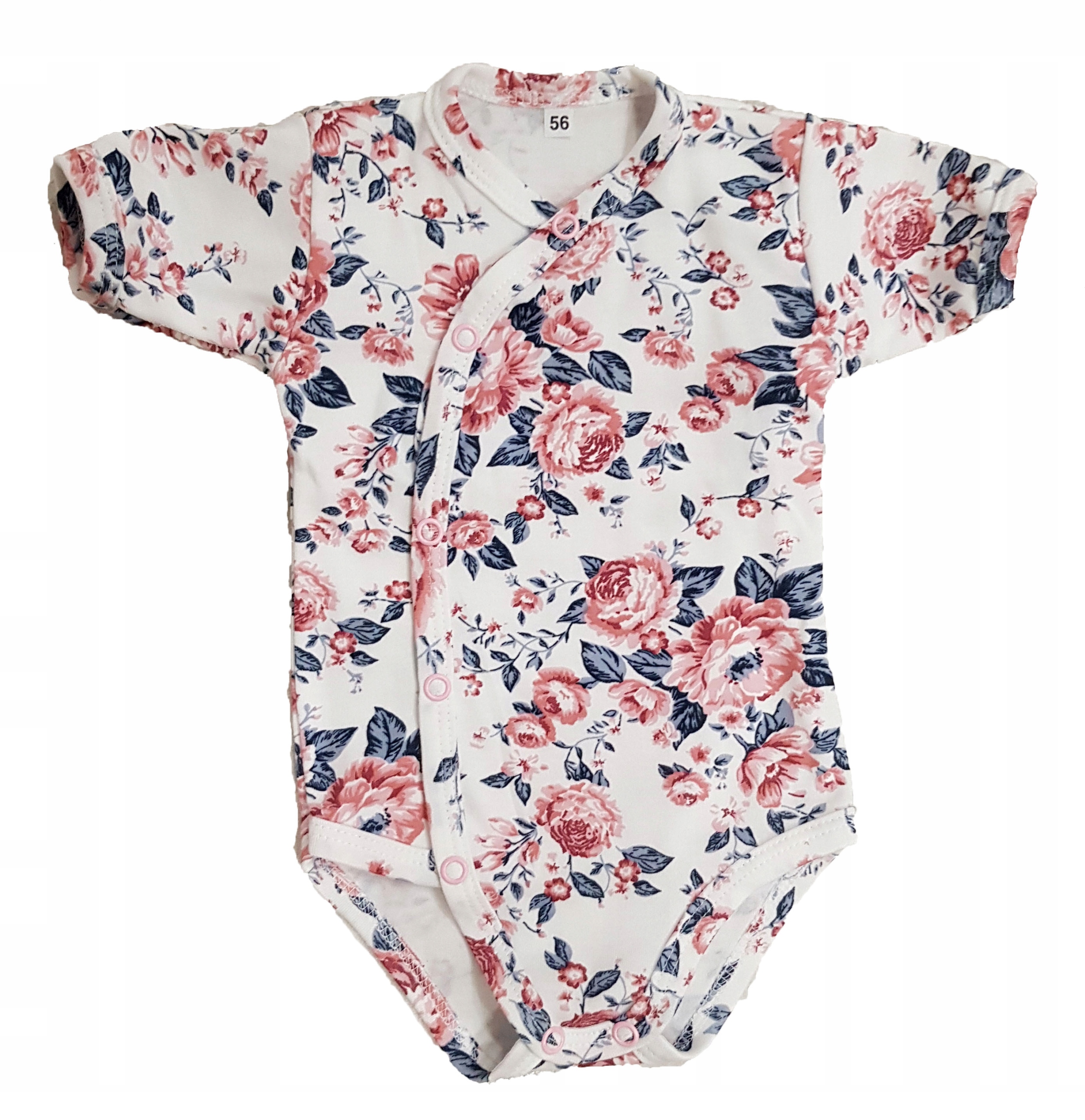 

Body rozpinane kopertowe krótki rękaw r. 68