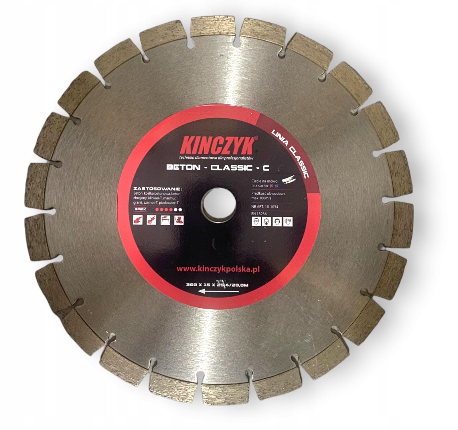 Kińczyk Diamantový Kotouč Beton Classic-c 300 mm