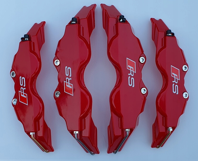 Nakładki na zaciski hamulcowe AUDI RS kolor brembo