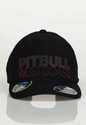 Čepice Snapback Pit Bull Seascape Print černo červená