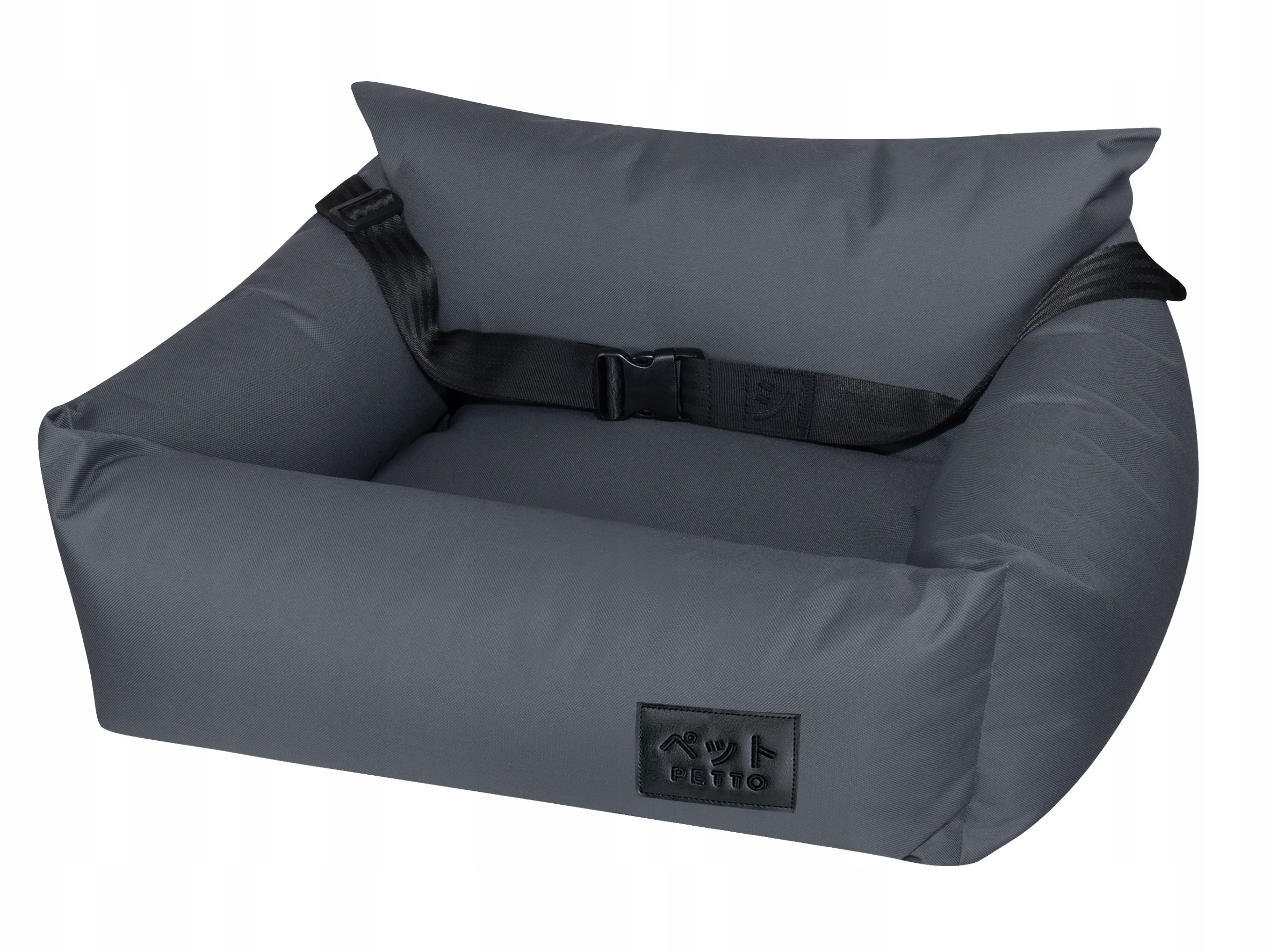 Levně Petto Oi Active WaterProof Duo autosedačka pro psa šedá