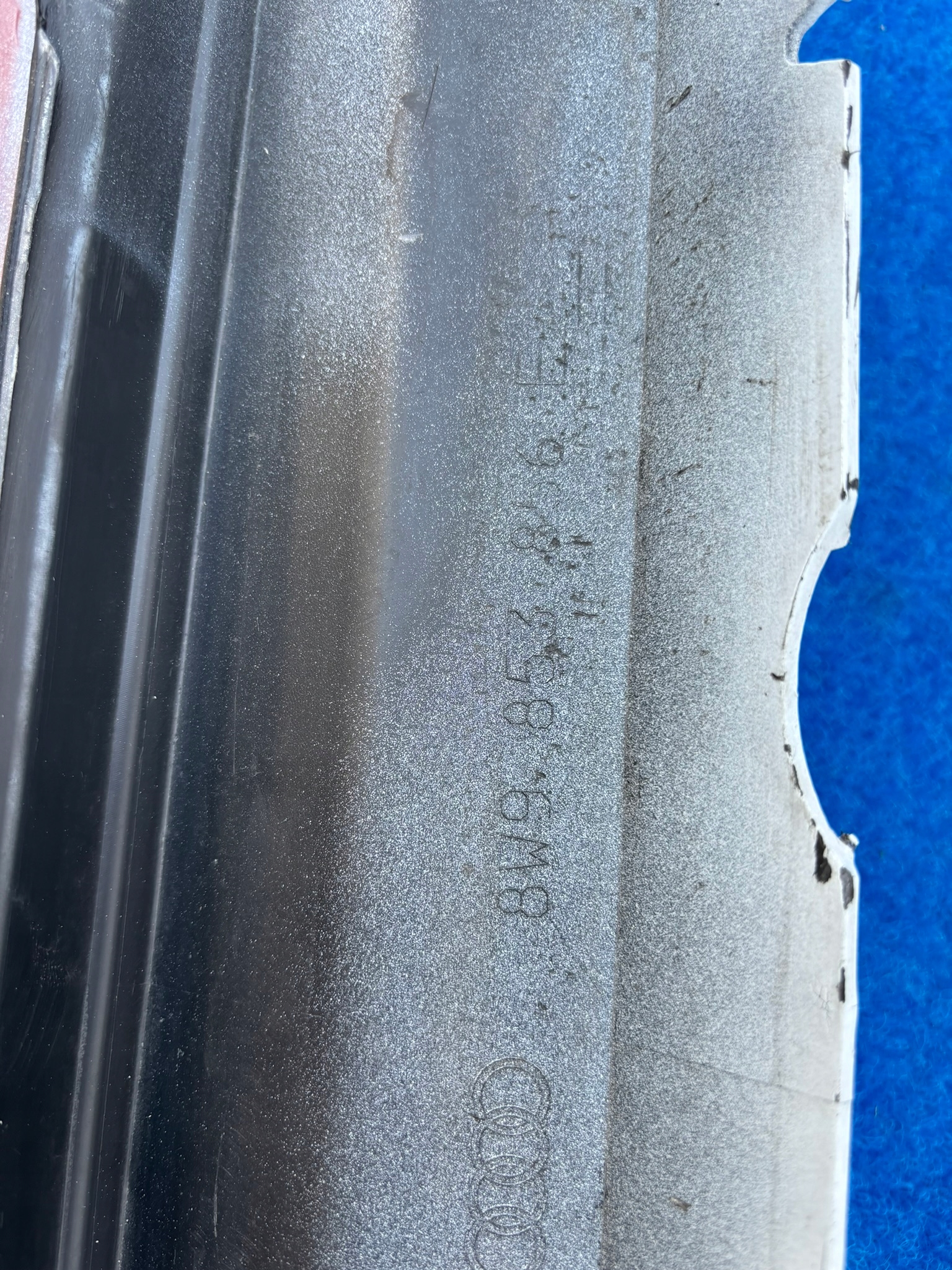 AUDI A4 B9 8W9 ALLROAD right moulding threshold threshold cap 8W9853856E DK215H