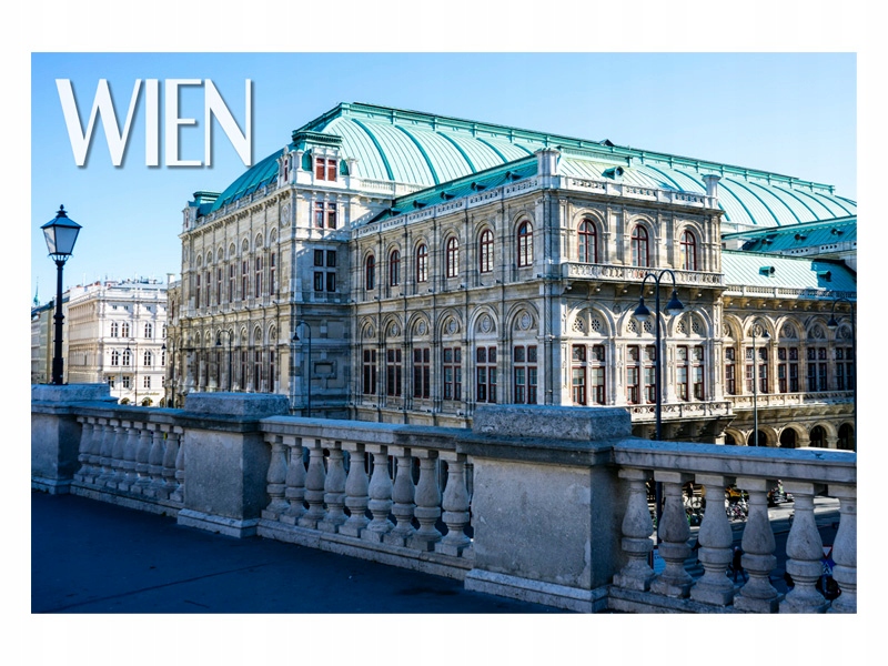 

Wiedeń Opera Gmach Magnes na lodówkę