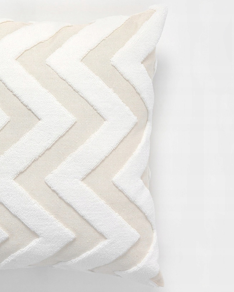 Kremowe Poszewki dekoracyjne 2szt. 45x45 boho ecru Marka inna