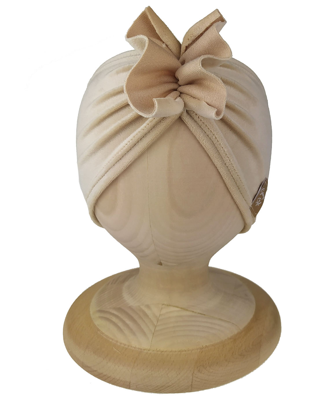 

Opaska motylak, welur beż dla dzieci rozm. 40-43