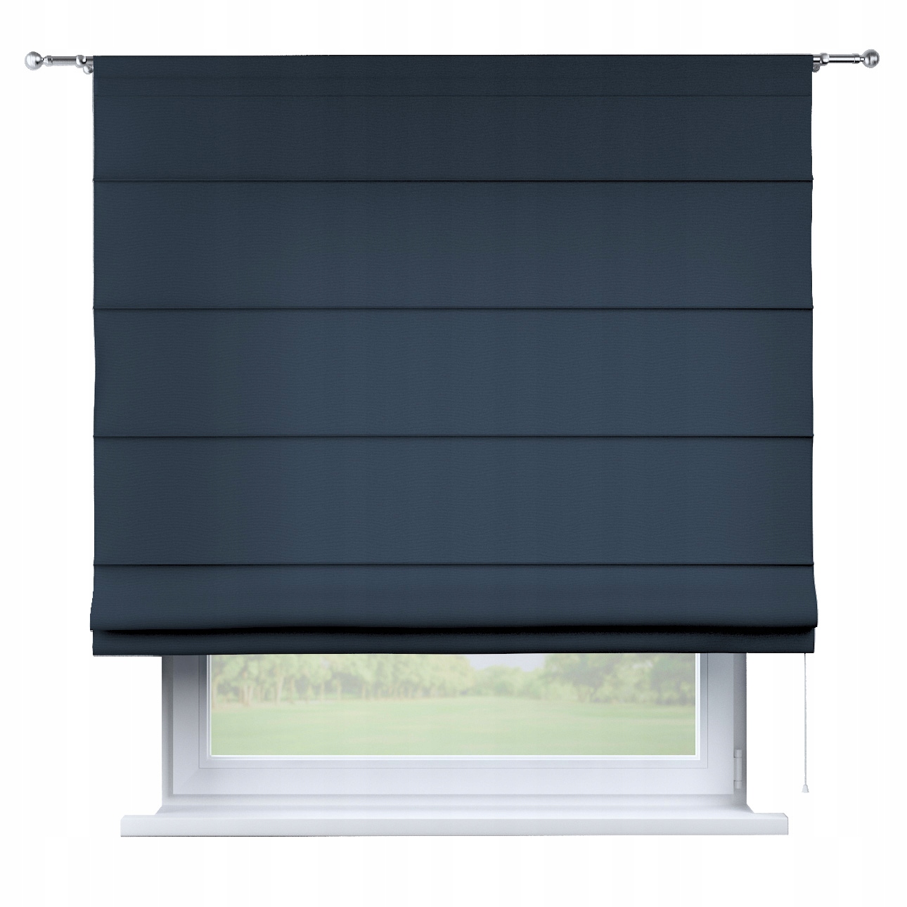 Hotová rímska roleta Torino 110x150 cm modrá