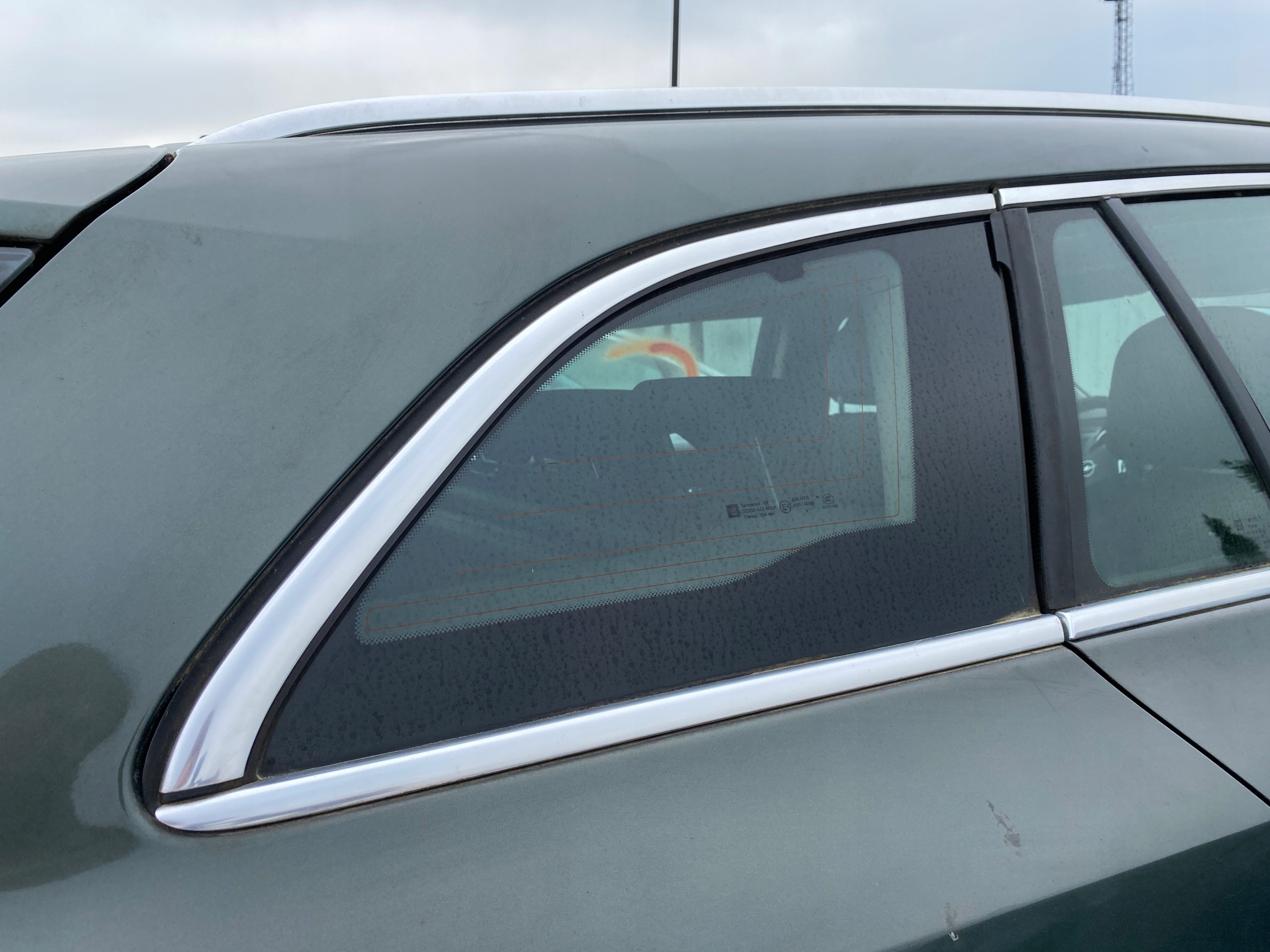 window side bodywork right Opel Insignia A 08-15