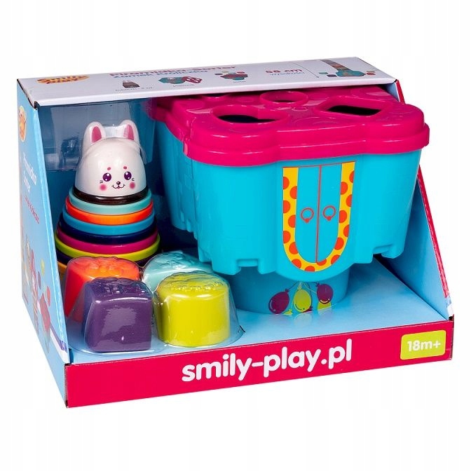 

Zamek Króliczka sorter piramidka 83690 Smily Play