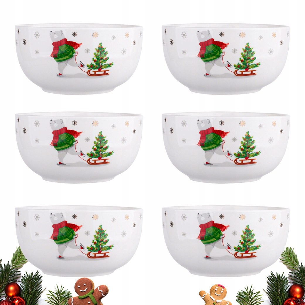 

Zestaw Salaterka Świąteczna Christmas Bear Misiu